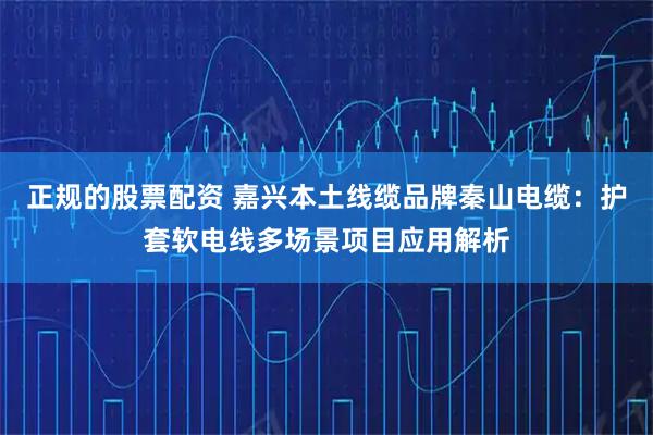 正规的股票配资 嘉兴本土线缆品牌秦山电缆：护套软电线多场景项目应用解析